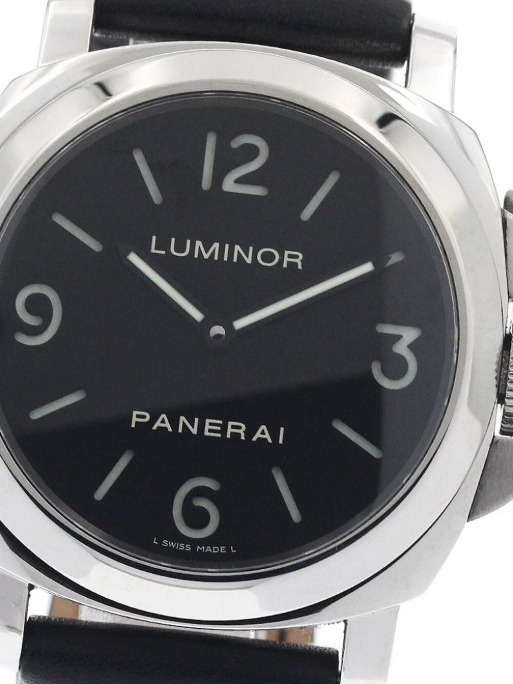 PANERAI Luminor Base 44MM PAM00112 black Dial Hand Winding Men's Watch_951914